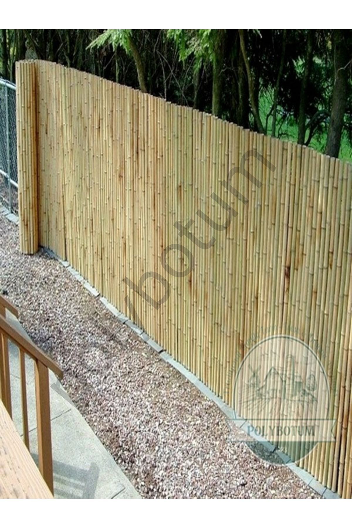 150x300 Dekoratif Doğal Bambu Kamış Hasır Bahçe Çiti- Gölgelik Hasır -balkon -tavan Dekorasyon 150x300 Tek Ebat 5 x 1