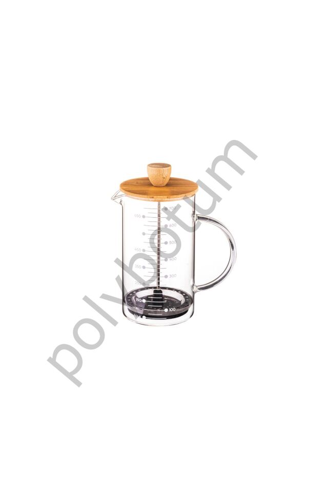 Vera French Press 700 Ml. Şeffaf Tek Ebat