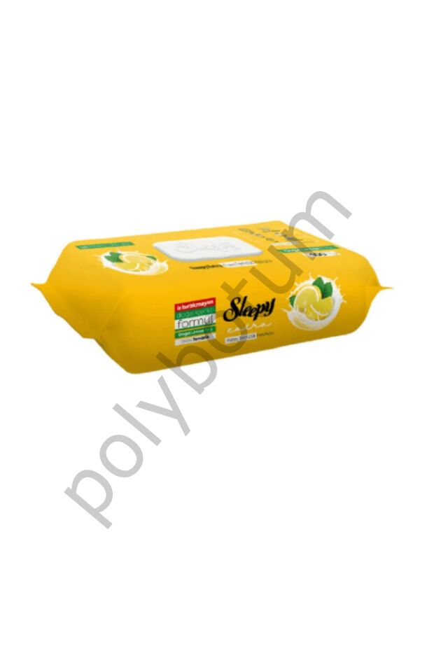 Extra Yüzey Temizlik Havlusu Doğal Limon Yağı 100 Adet  Tek Ebat