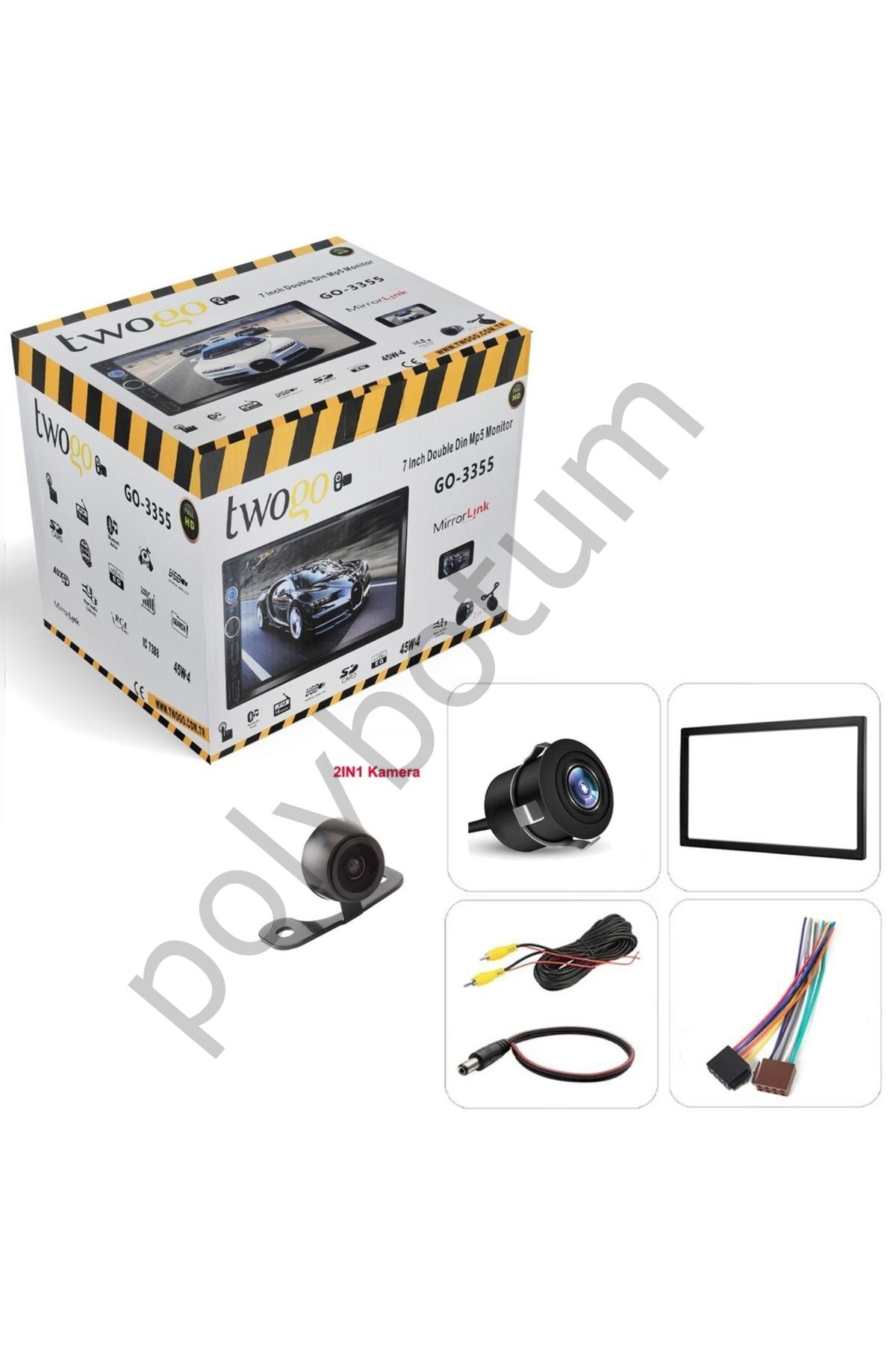 Tofaş Tek Din Teyp 9 İnch 4x50 Watt Bt Usb Mirorlink Poke Pk-6006  Tek Ebat