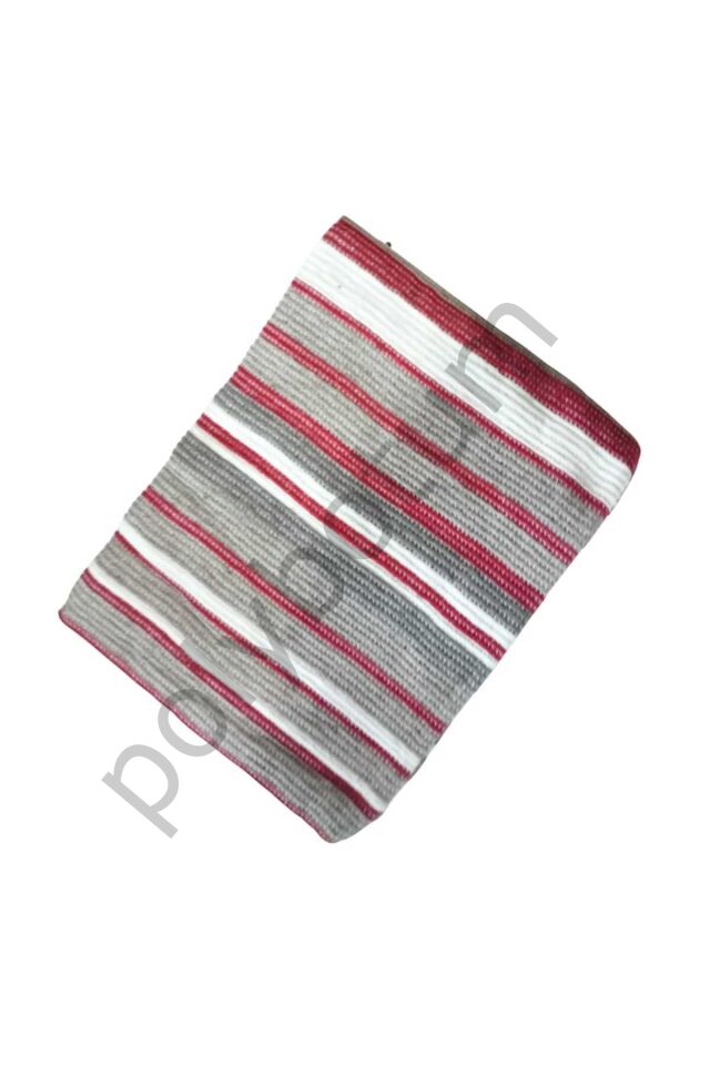 Dört Mevsim Battaniye / Pike BORDO-GRİ  150 x 200