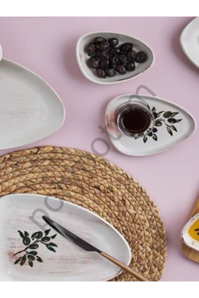 New Alyvia 6 Adet Çay Tabağı (14,5 cm) çay tabağı Tek Ebat