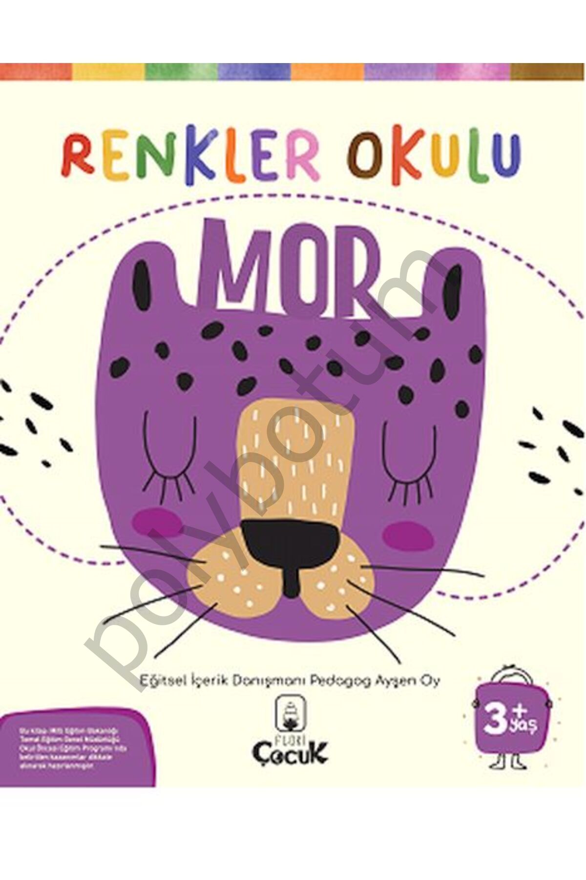 CLZ218 Renkler Okulu Mor  Tek Ebat