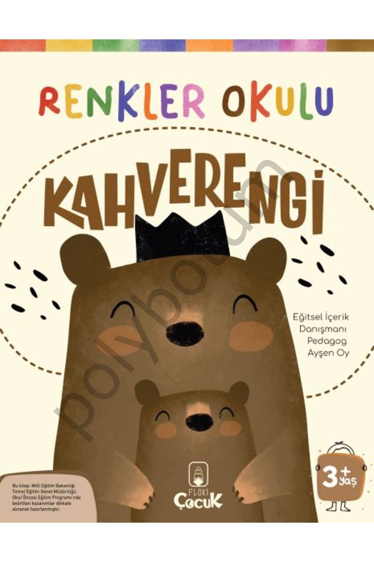 CLZ218 Renkler Okulu Kahverengi  Tek Ebat