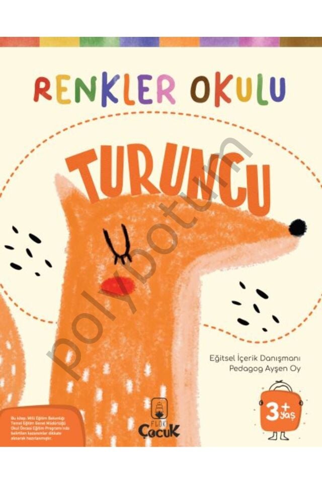 CLZ218 Renkler Okulu Turuncu  Tek Ebat