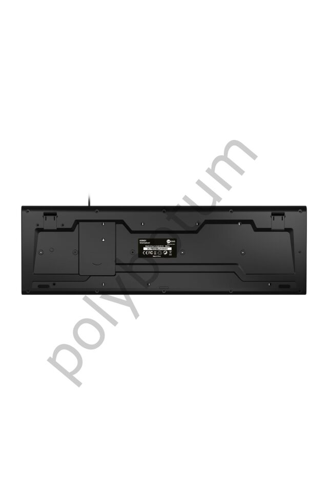 Kb101 Usb Kablolu Türkçe Q Klavye Siyah Siyah Tek Ebat