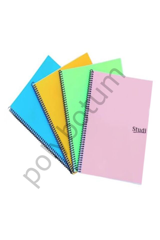 72 Yaprak PP Kapak A4 Çizgili Defter 2 Adet Çizgili Tek Ebat