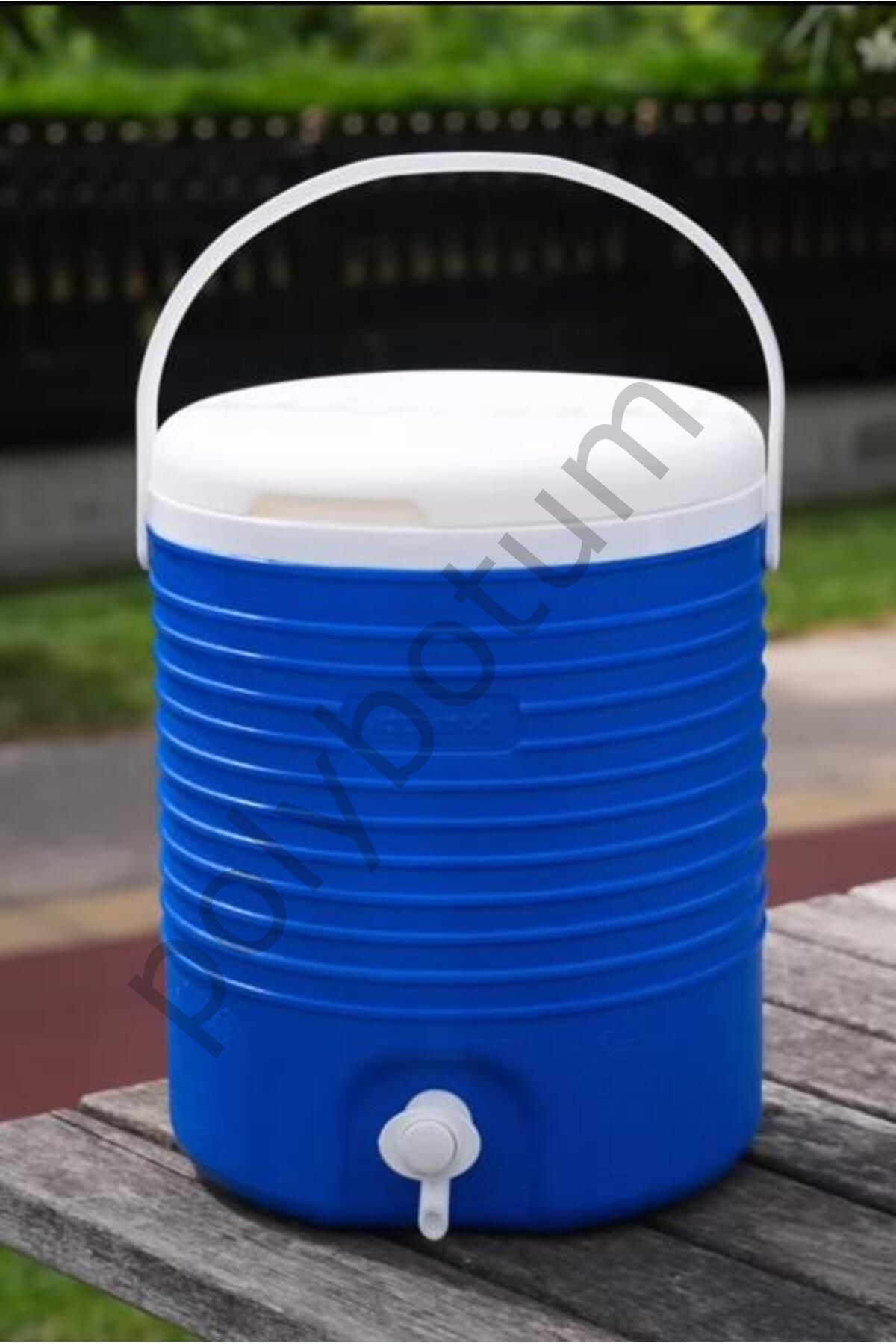 Icemax Küçük Musluklu Soğuk Su Termos 6 Lt mavi Tek Ebat