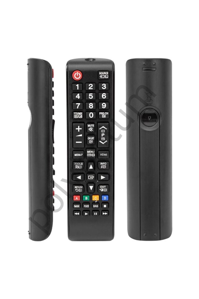LCD LED TV Kumanda PK-7034 siyah Tek Ebat