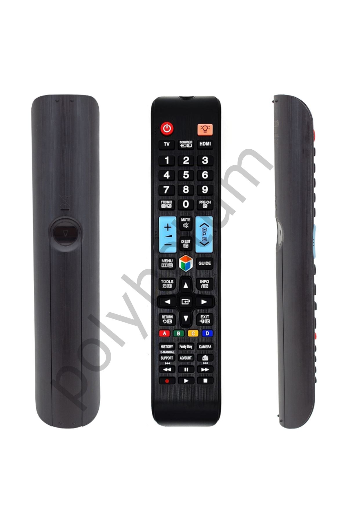 LCD LED TV Kumanda PK-7019 SİYAH Tek Ebat