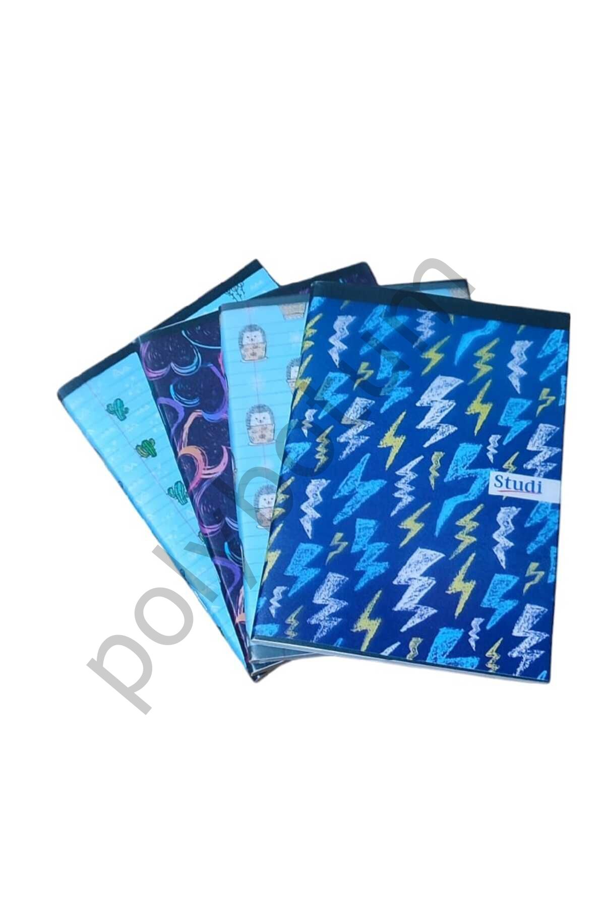 Pp Kapak A5 80 Yaprak Baskılı Çizgili Defter 2 Adet ÇİZGİLİ Tek Ebat
