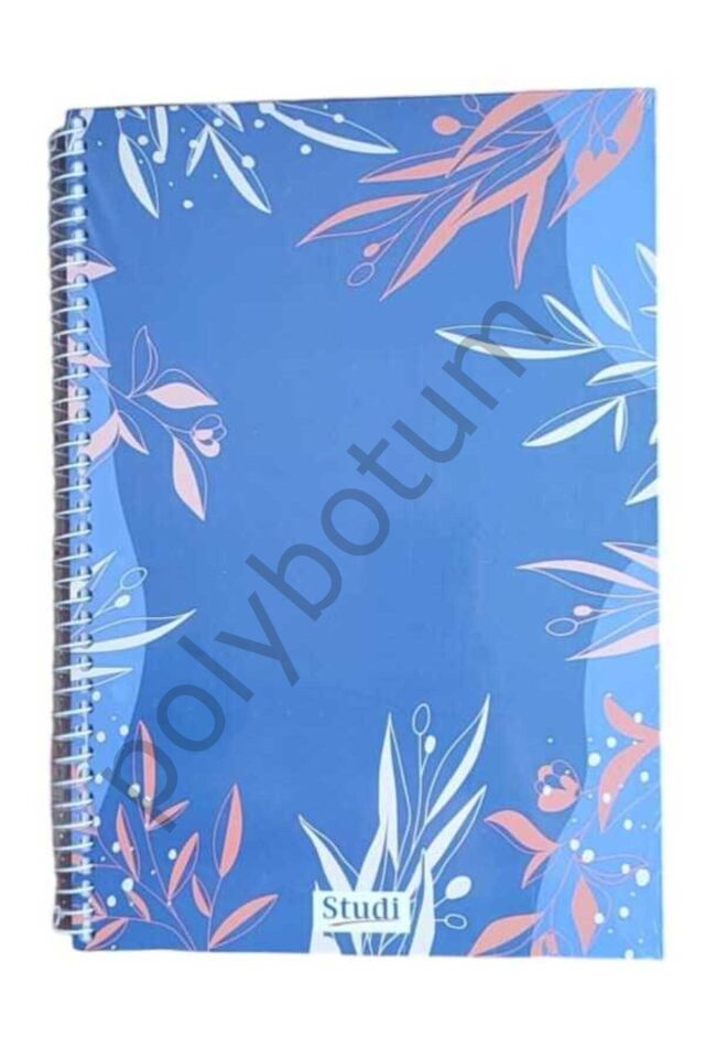120 Yaprak Set Kapak A4 Kareli Defter 2 Adet renkli Tek Ebat