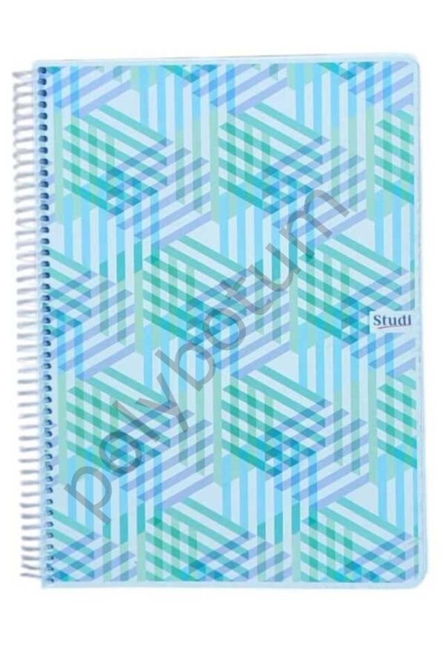 160 Yaprak A4  Kareli Defter 2 Adet renkli Tek Ebat