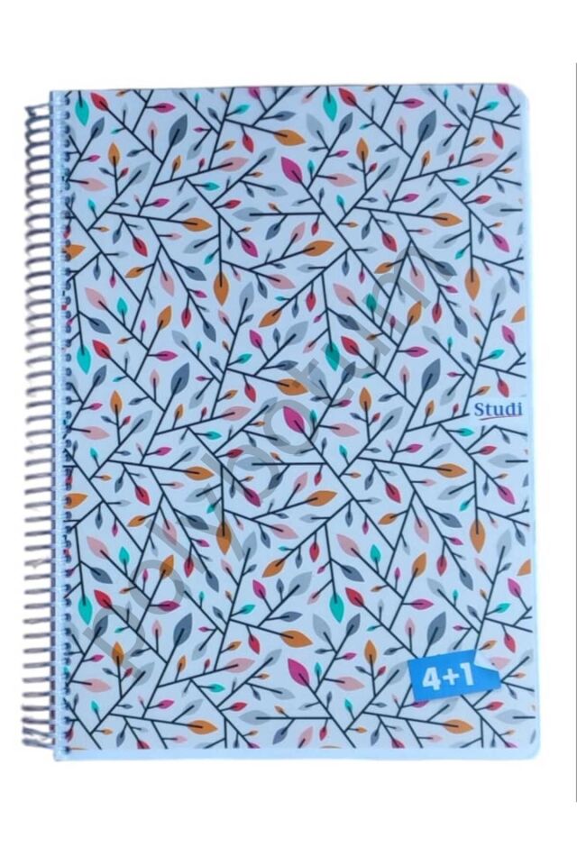 150 Yaprak A4  4+1 (4 Kareli 1 Çizgili ) Defter 2 Adet renkli Tek Ebat