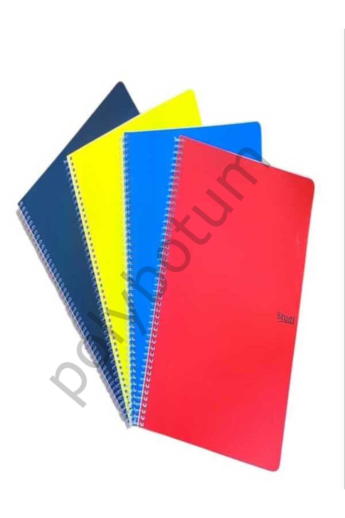 96 Yaprak A4 Kareli Defter 2 Adet renkli Tek Ebat