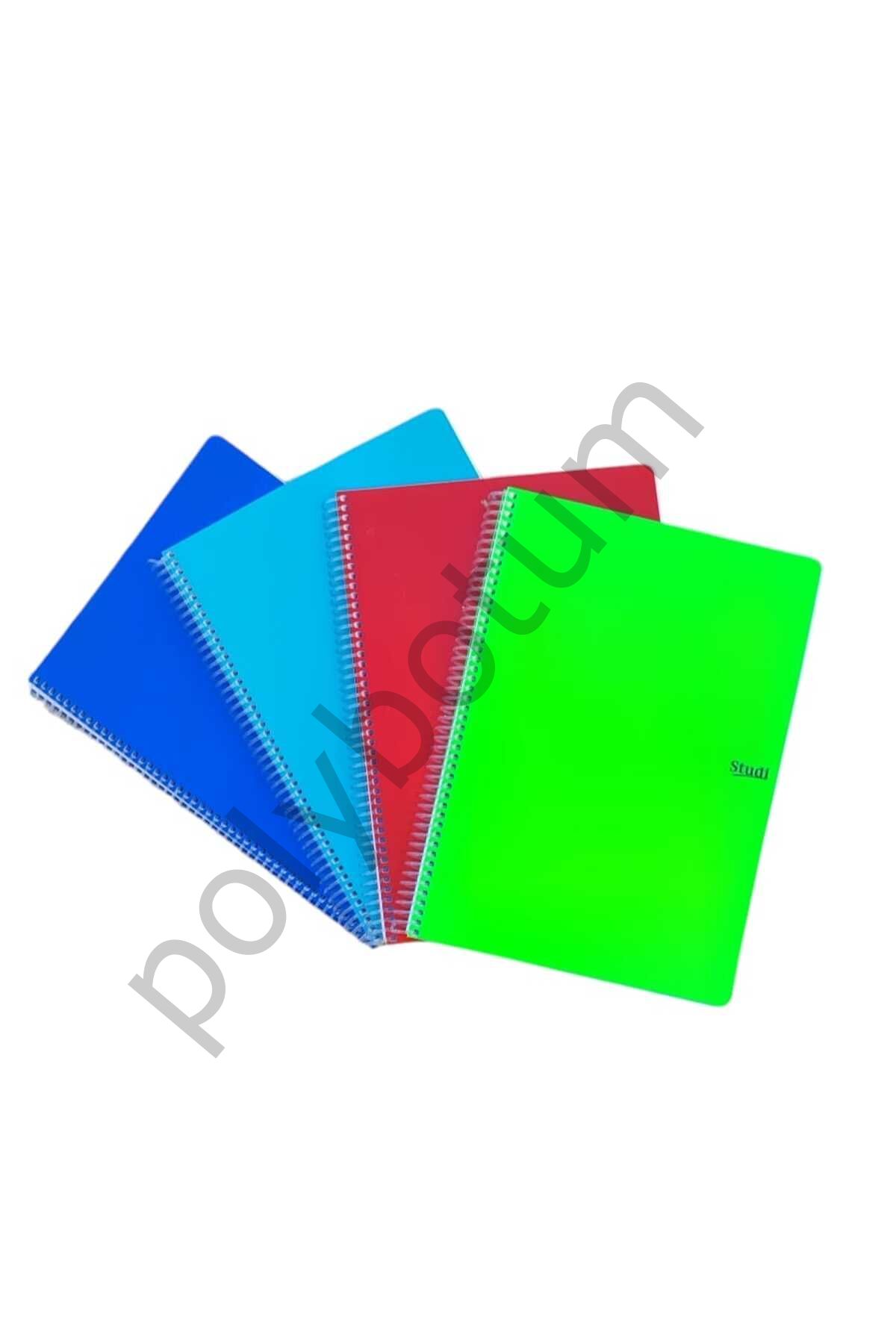 120 Yaprak A4 Kareli Defter 2 Adet renkli Tek Ebat