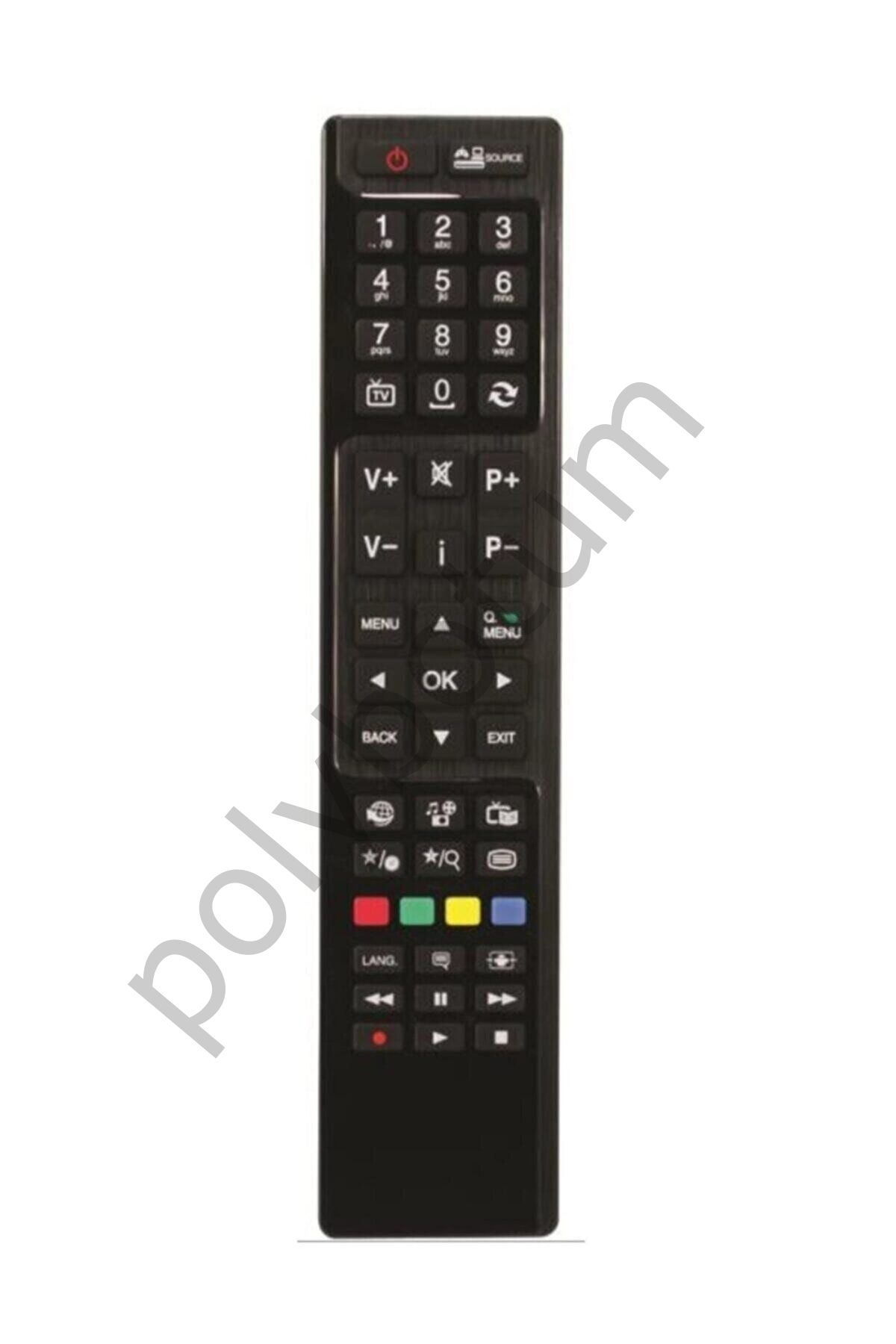 Turn Lcd Tv Kumandası 6294924 Siyah Tek Ebat