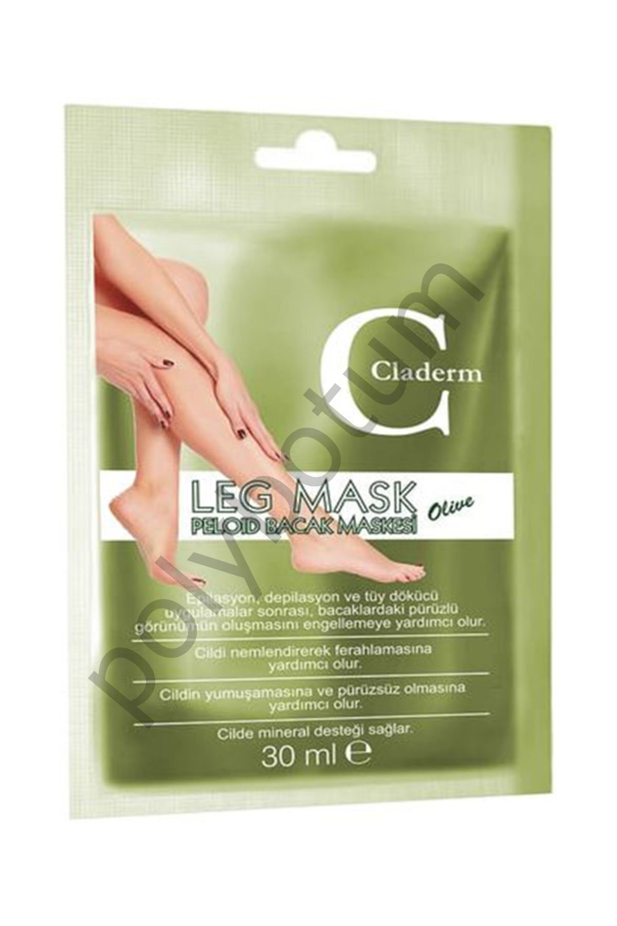 PELOID BACAK MASKESİ 30ML. OLIVE  Tek Ebat