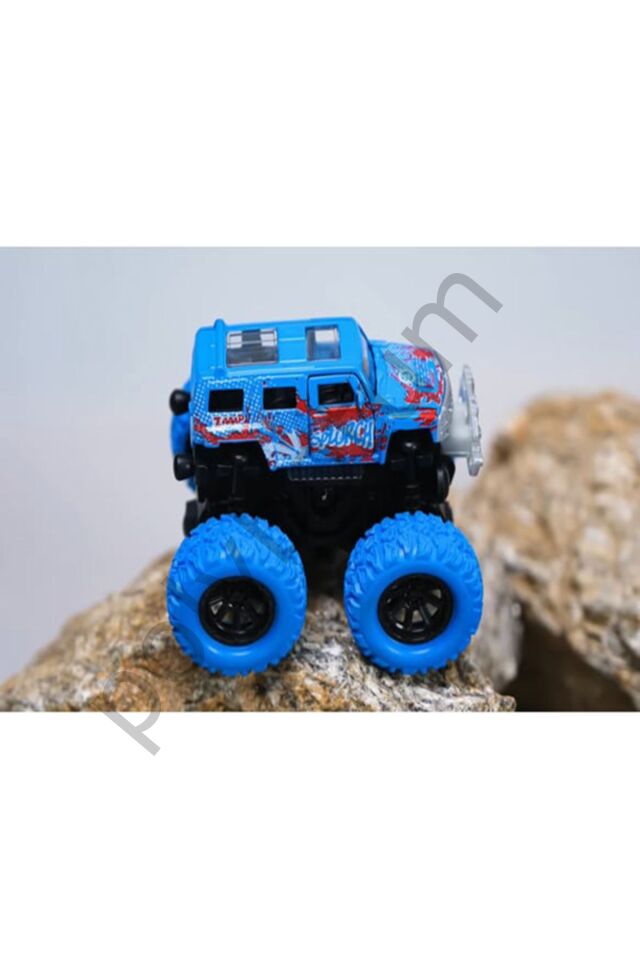 Piccolo Mondi Off-Road Sürtmeli Araba (Mavi) mavi Tek Ebat