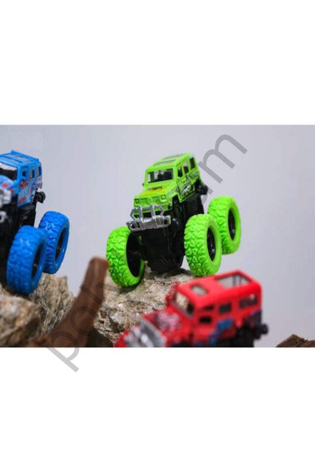 Piccolo Mondi Off-Road Sürtmeli Araba (Mavi) mavi Tek Ebat