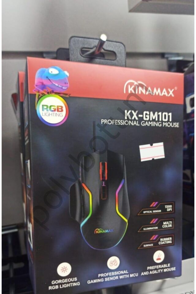 Kx-gm101 Professional 8d 7200dpı Işıklı Gaming Mouse SİYAH Tek Ebat