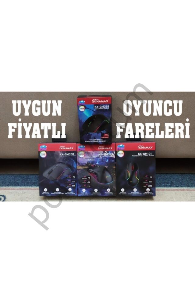 Kx-gm101 Professional 8d 7200dpı Işıklı Gaming Mouse SİYAH Tek Ebat