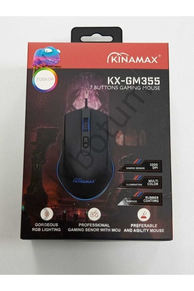 Kx-gm355 Rgb Gaming Mouse SİYAH Tek Ebat