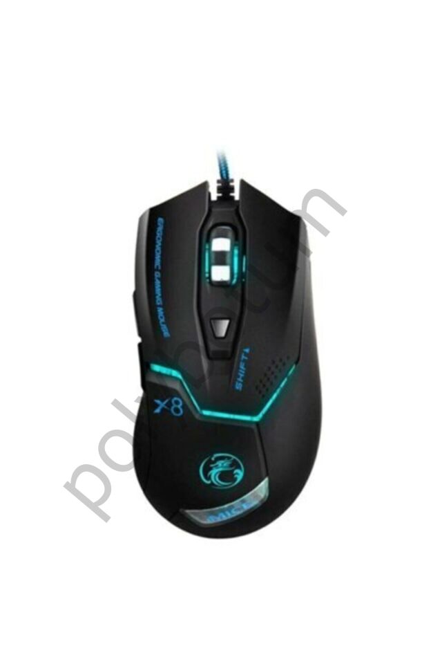 Imıce X8 Usb Siyah Oyuncu Mouse SİYAH Tek Ebat