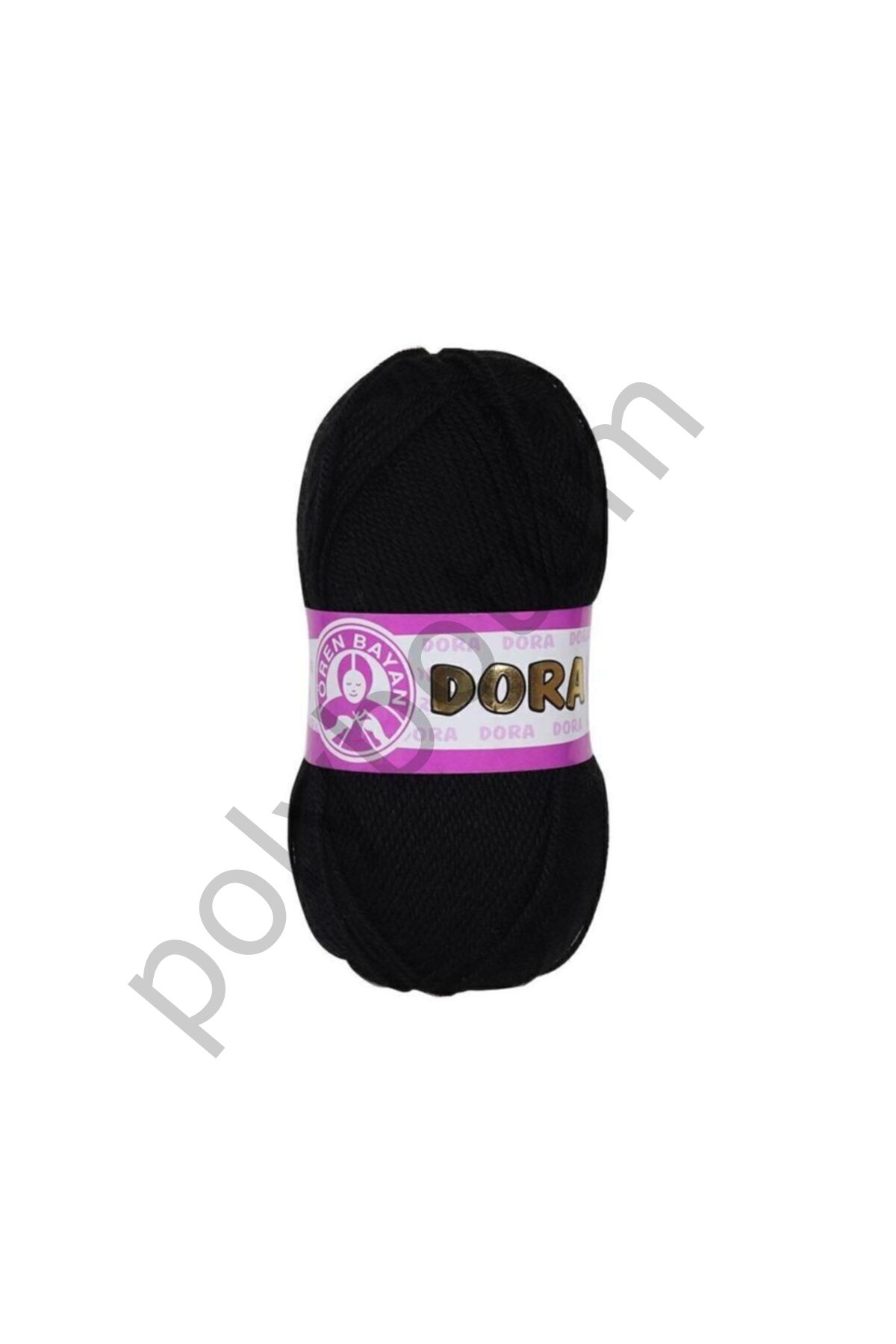 Dora Örgü Ipi 100 gr Renk No: 999 1 Adettir siyah Tek Ebat