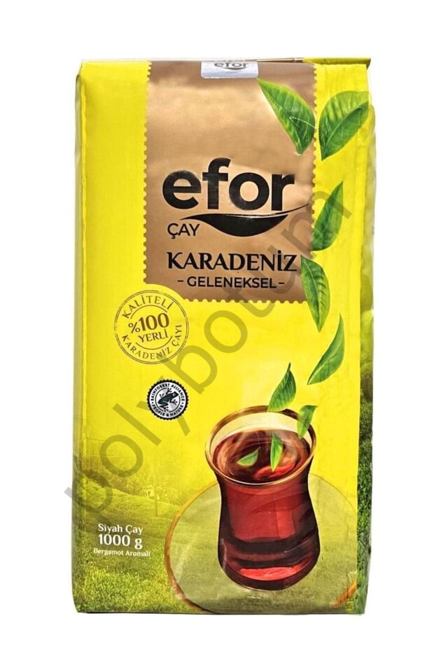 EFOR GELENEKSEL KARADENİZ ÇAYI 1 KG  Tek Ebat