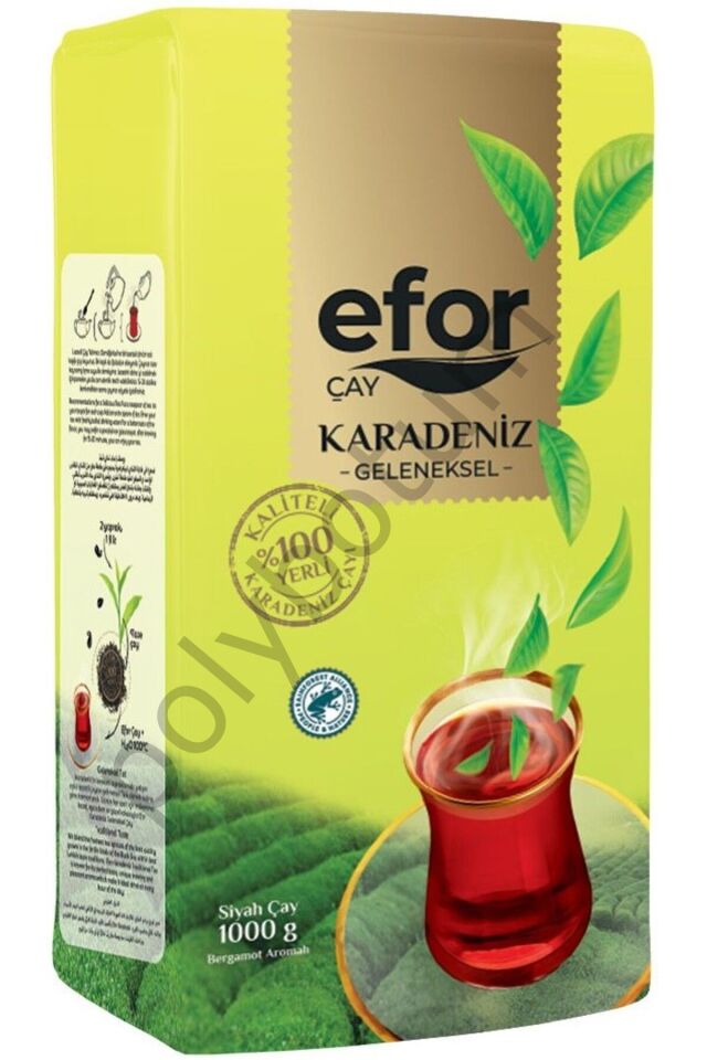 EFOR GELENEKSEL KARADENİZ ÇAYI 1 KG  Tek Ebat