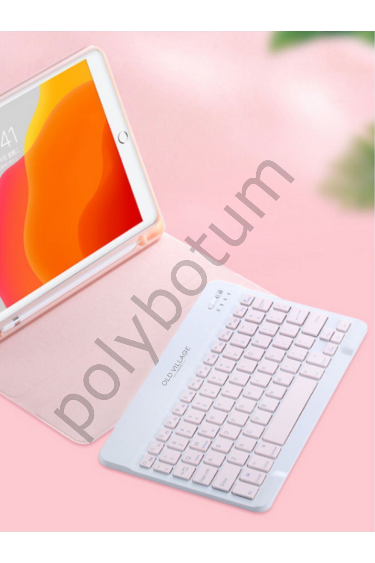 htcx Taşınabilir Kablosuz Bluetooth Klavye Mouse Seti Pembe NewDesing 1005813 Standart Tek Ebat