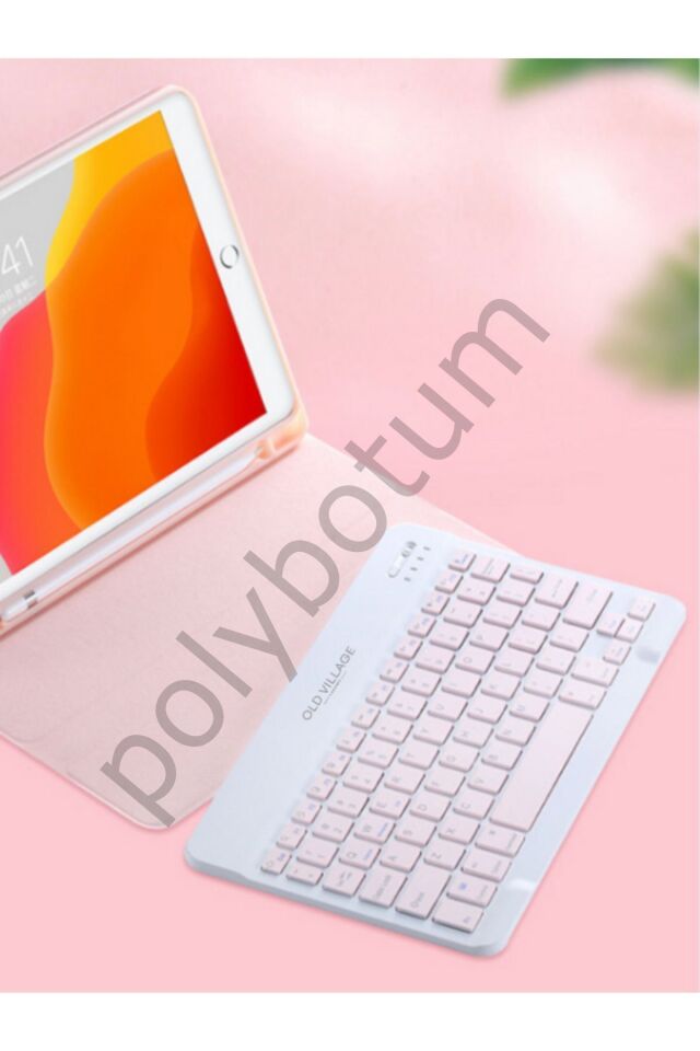 htcx Taşınabilir Kablosuz Bluetooth Klavye Mouse Seti Pembe NewDesing 1005813 Standart Tek Ebat