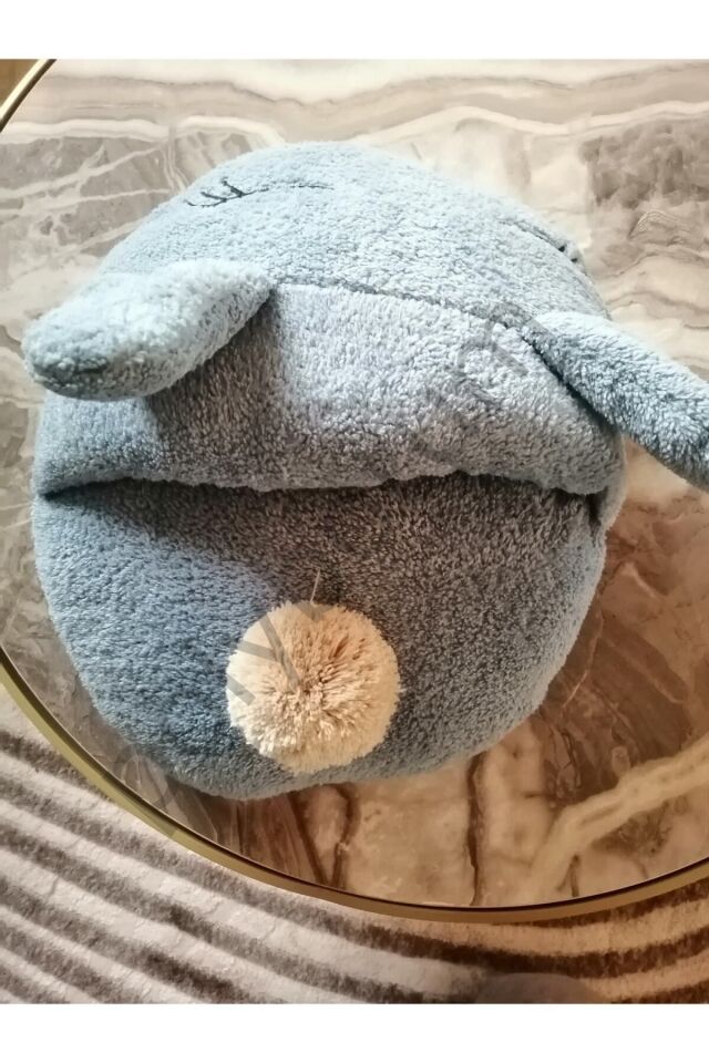Peluş Ayak Isıtıcı Mavi 42