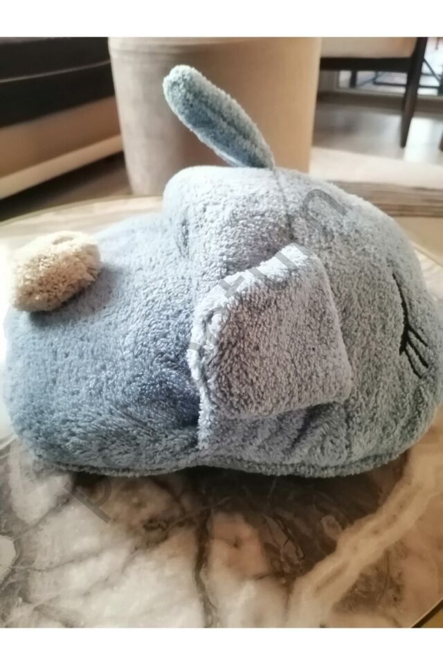Peluş Ayak Isıtıcı Mavi 42