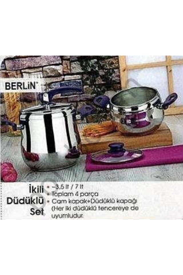 2li Düdüklü Tencere Seti 7 Litre- 3.5 Litre 2 Adet Fma011625 No Color Tek Ebat