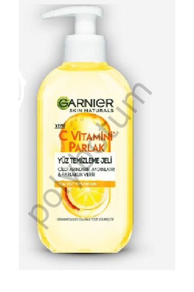C Vitamini Parlak Yüz Temizleme Jeli 200 ml C Vitamini Maskesi  Tek Ebat