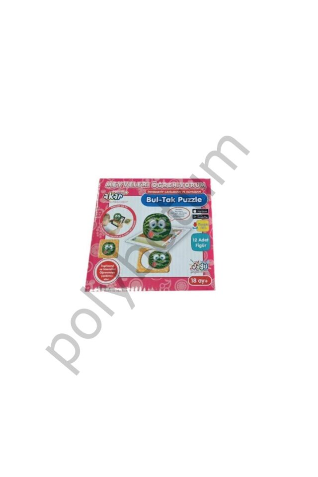 Bul Tak Puzzle Meyveleri Öğreniyorum  Tek Ebat