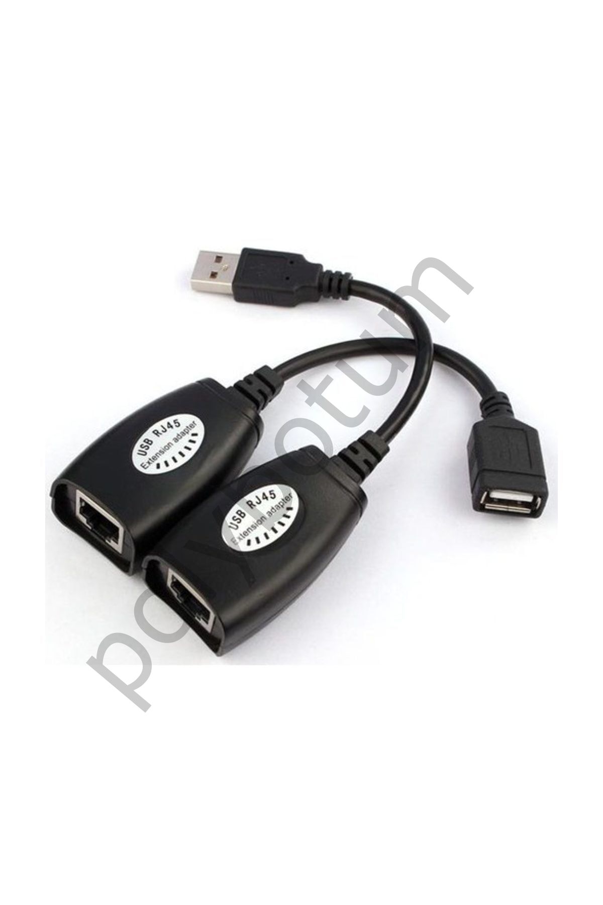 5058 Rj45 Usb Ek Uzatıcı Cat5e 6 Kablosu Ekleme Extension Çok Renkli Tek Ebat